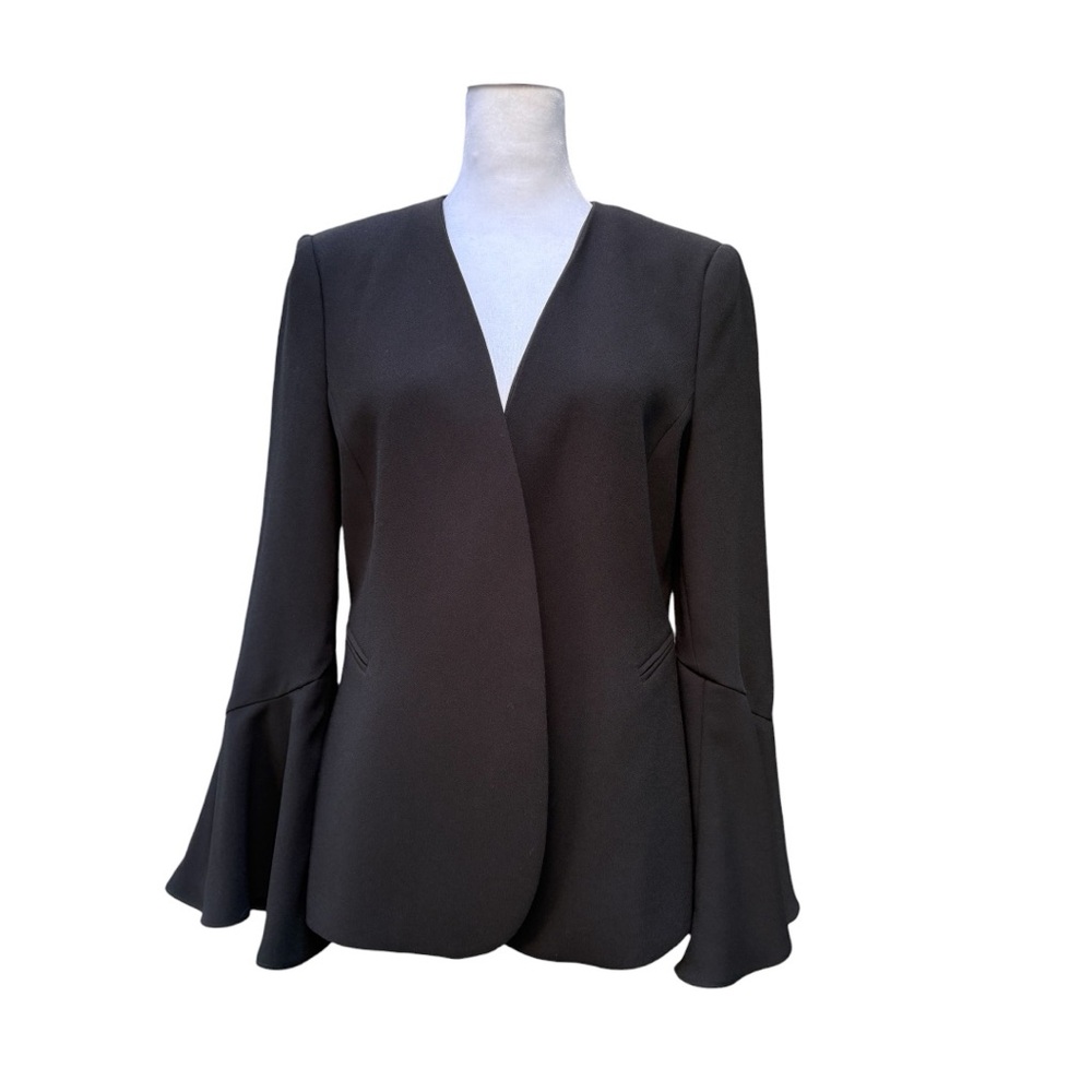 Zara Black Women's Blazer with Flared Sleeves | M